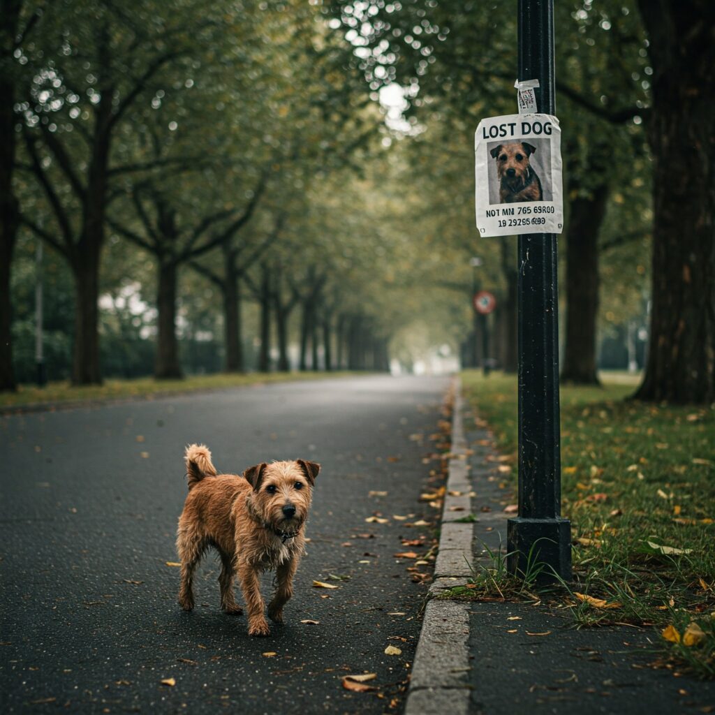Evitando um Cachorro Perdido: Guia de Proteção 1 Cachorro perdido no parque