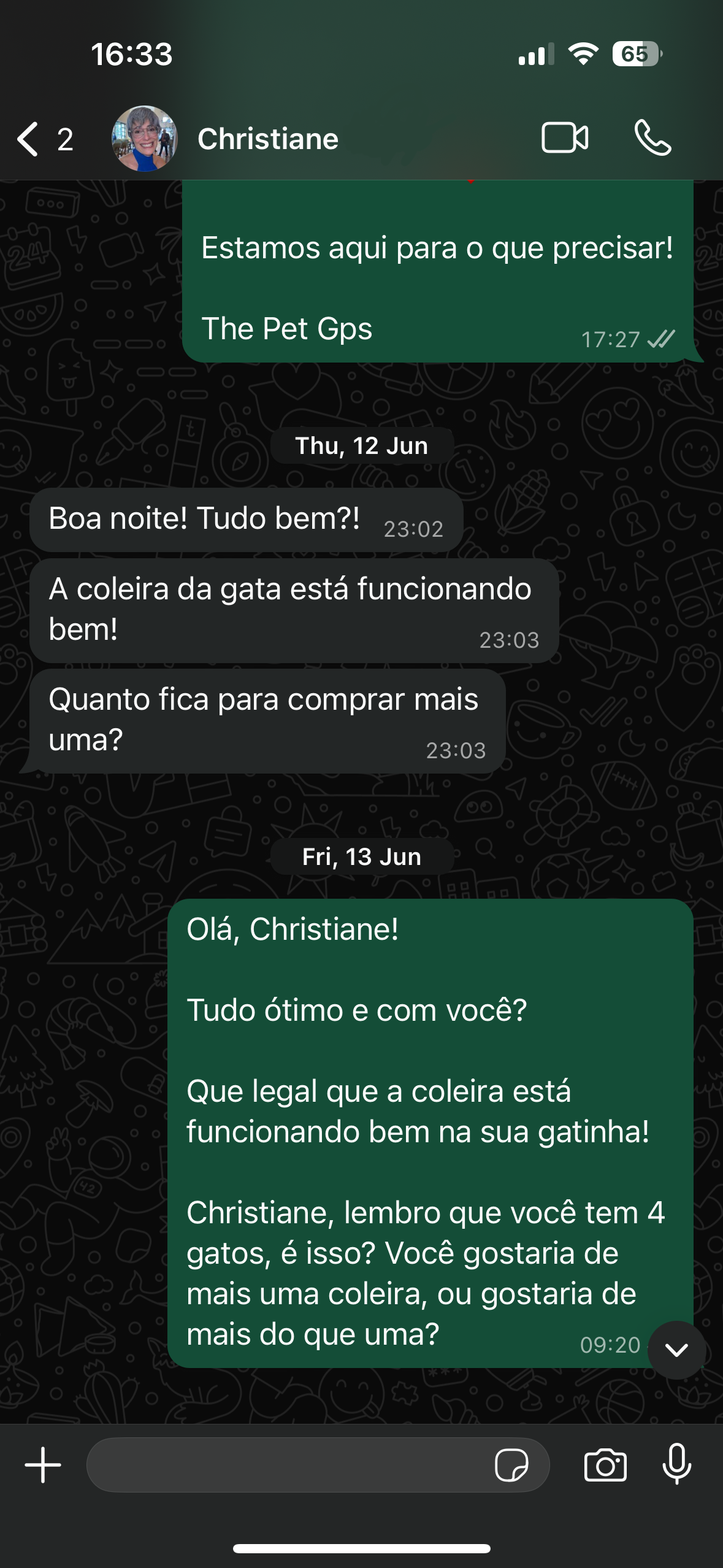 Depoimento de cliente satisfeito 7