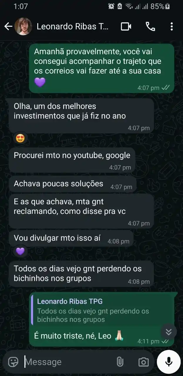Depoimento de cliente satisfeito 9