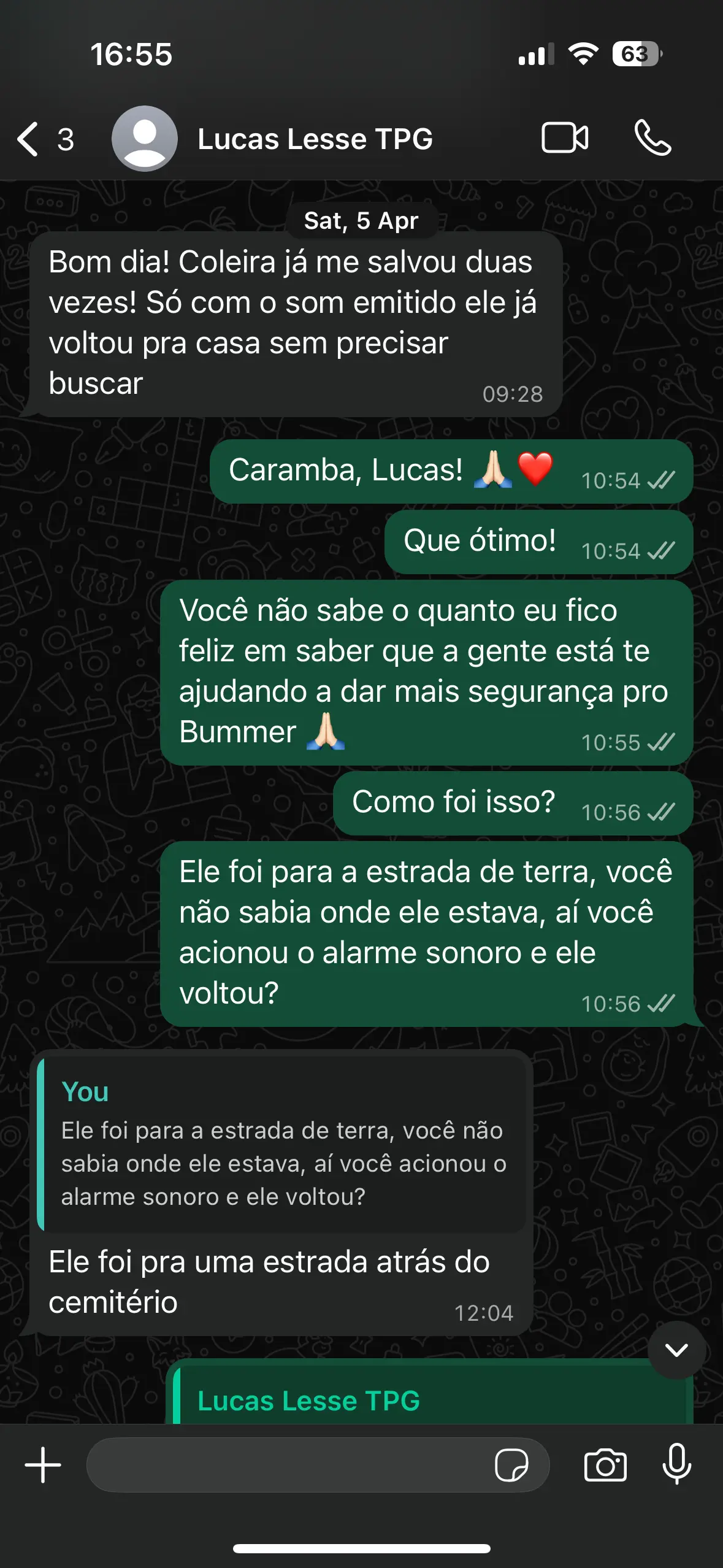 Depoimento Lucas