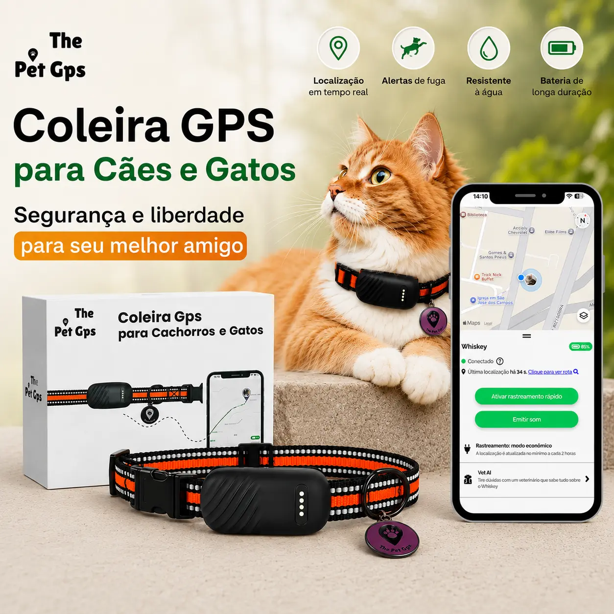 Coleira GPS Pet